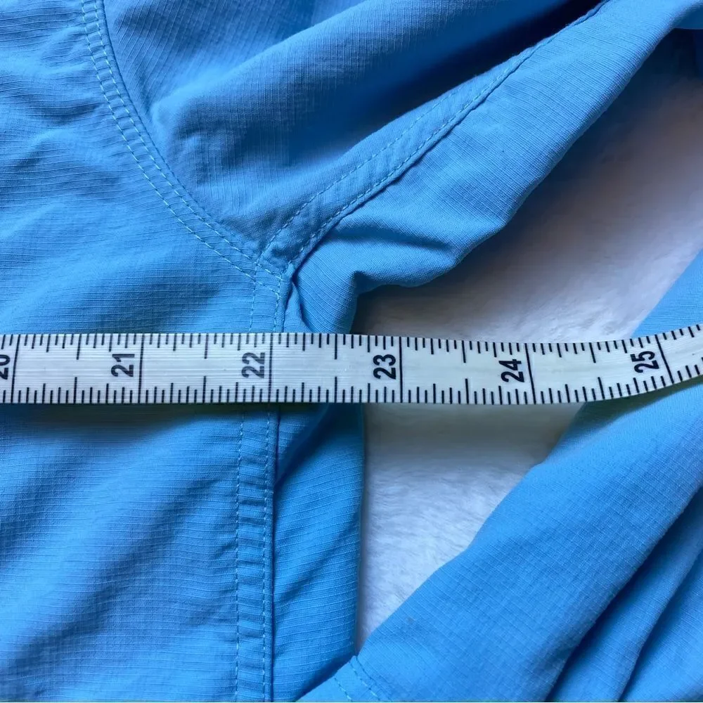 The North Face Light Blue Horizon Cypress Woven Shirt Size Large